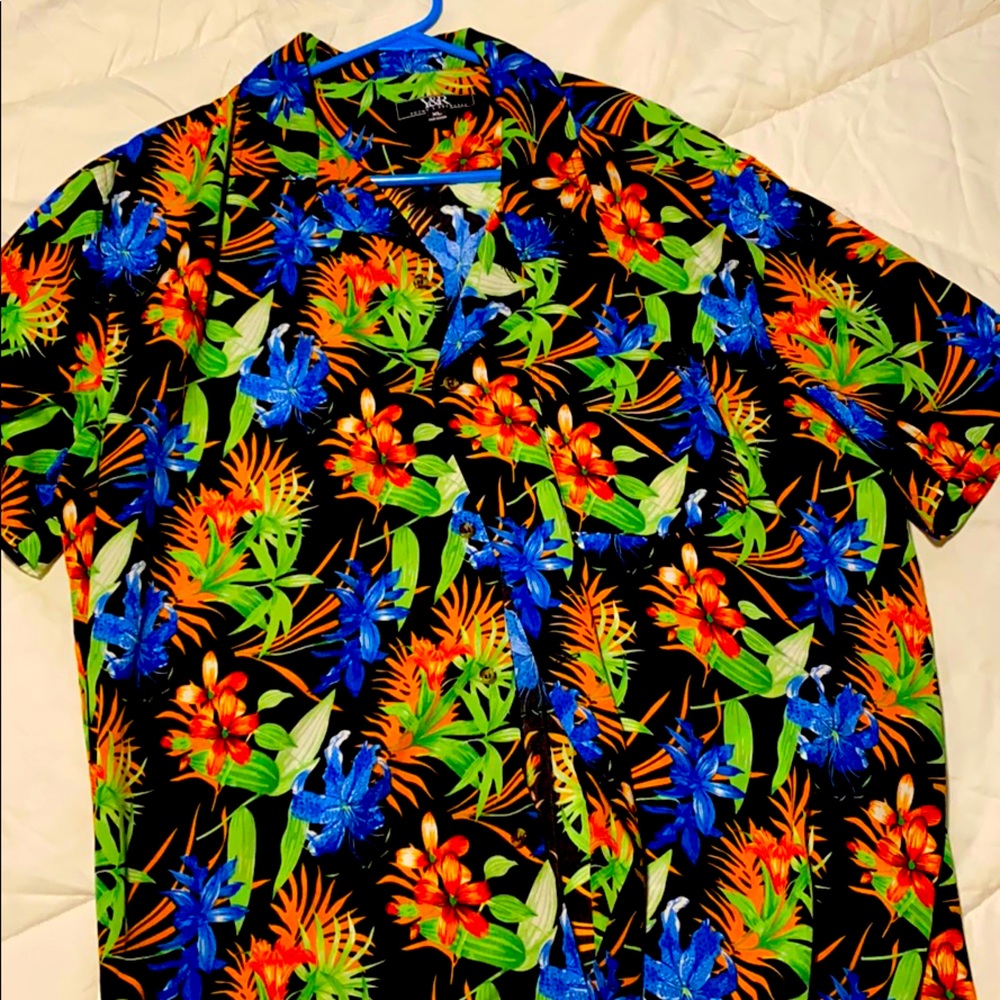 Young and Reckless Hawaiian button up